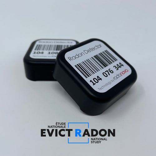 PICK UP SUR SITE - Kit de test de 90 jours pour l'expulsion du radon