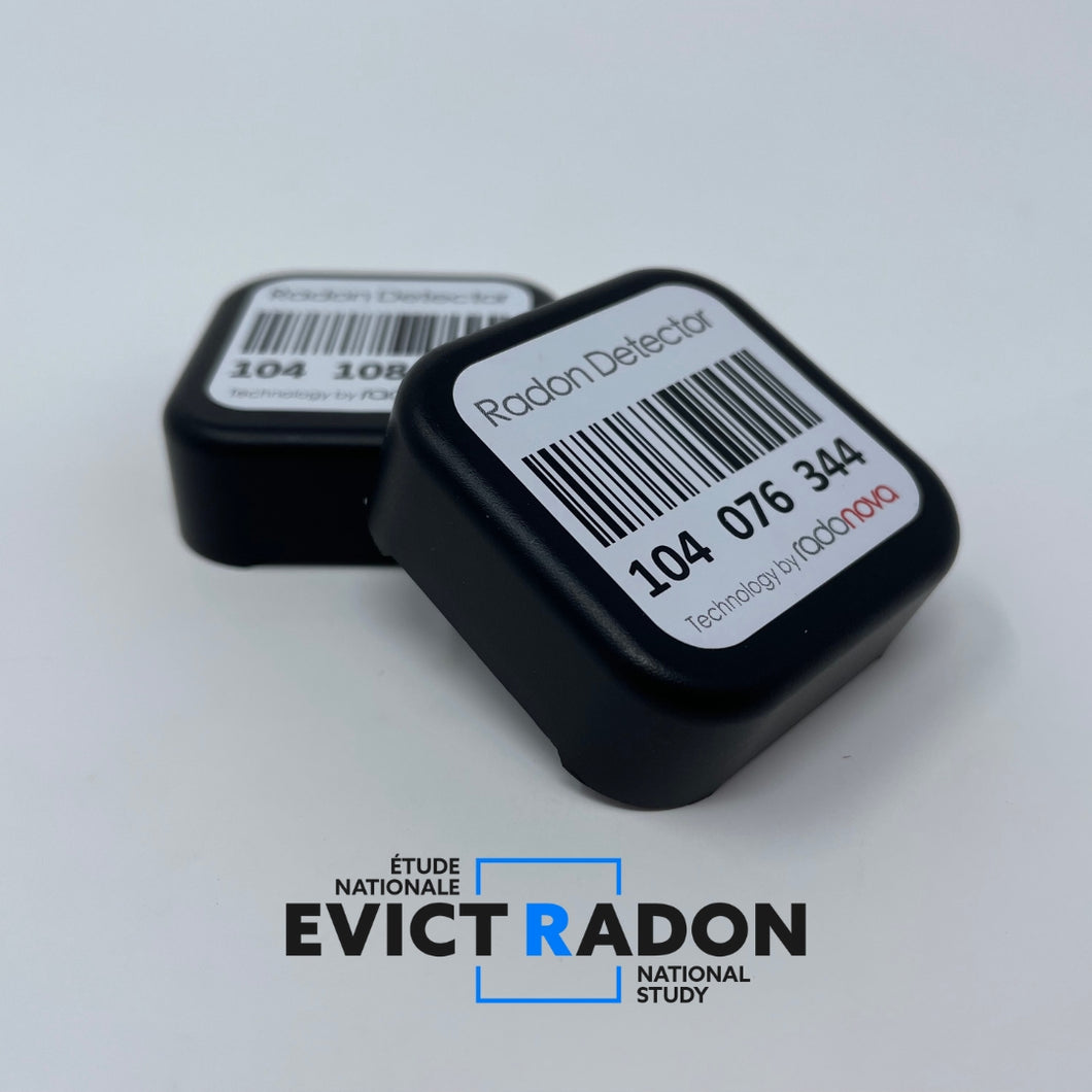 Expulser le radon Kit de test sur 90 jours